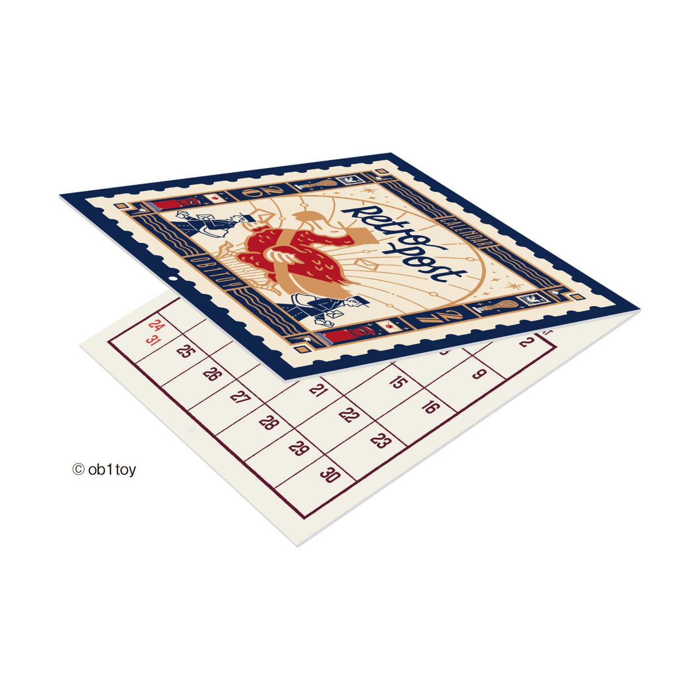 OB1TOY x Shinnippon Calendar - 2027 Wall Calendar