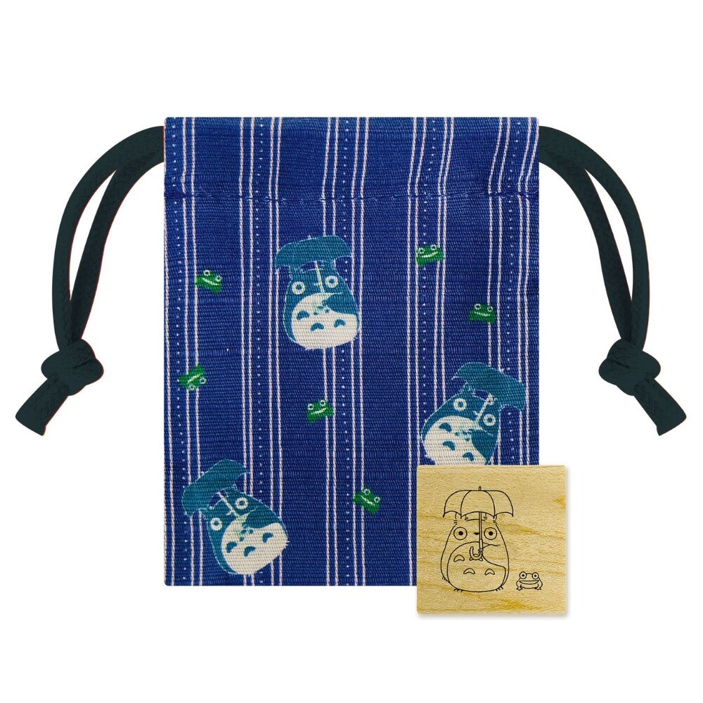 Beverly x Studio Ghibli - Drawstring Bag and Rubber Stamp - My Neighbor Totoro - Totoro and Frog