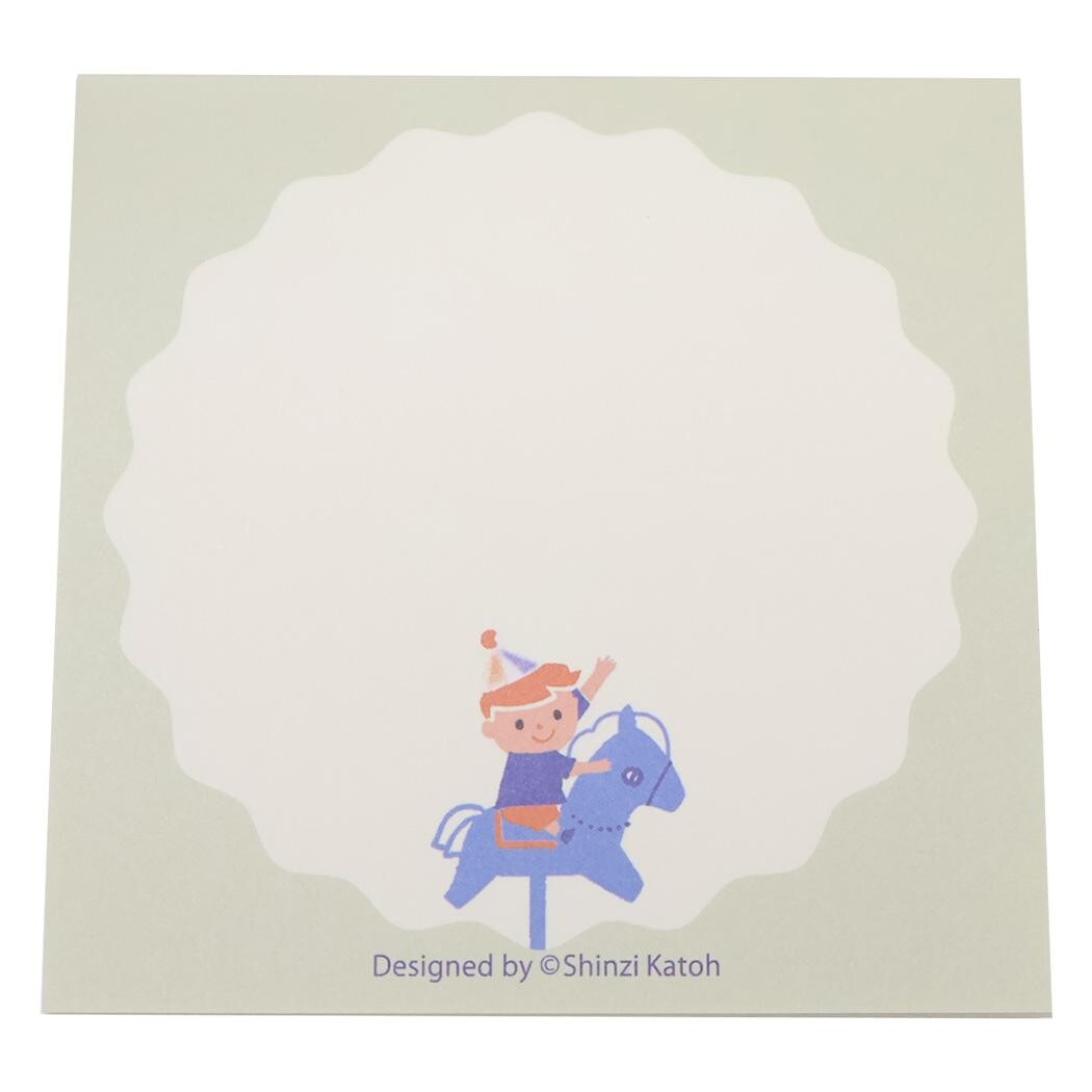 Shinzi Katoh - Block Memo Pad - Retro Days - Chidori Park