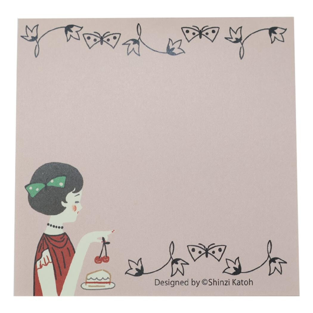 Shinzi Katoh - Block Memo Pad - Retro Days - Cafe Sakuranbo