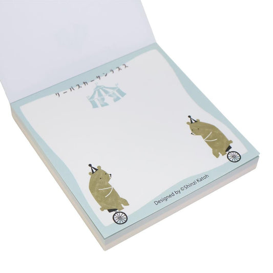 Shinzi Katoh - Block Memo Pad - Retro Days - Retro Circus