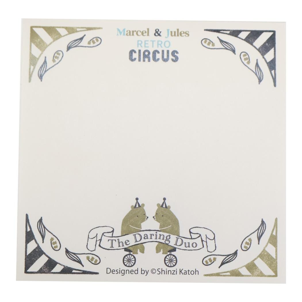 Shinzi Katoh - Block Memo Pad - Retro Days - Retro Circus