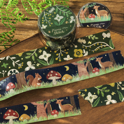 BGM - 20mm Washi Tape - Pieni Stitch - Little Forest