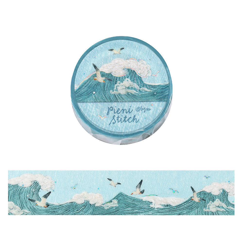 BGM - 20mm Washi Tape - Pieni Stitch - Small Sea