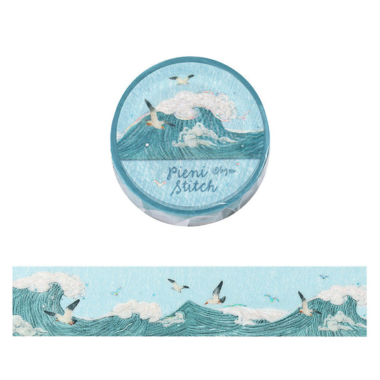 BGM - 20mm Washi Tape - Pieni Stitch - Small Sea