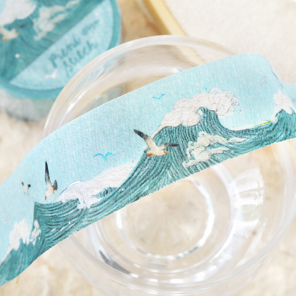 BGM - 20mm Washi Tape - Pieni Stitch - Small Sea