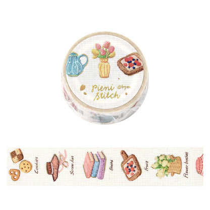 BGM - 20mm Washi Tape - Pieni Stitch - Small Room
