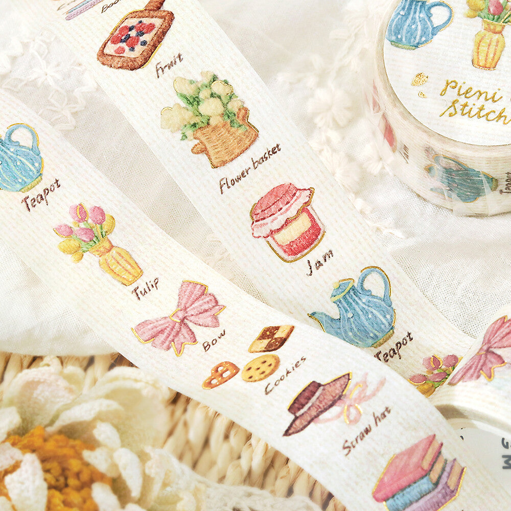 BGM - 20mm Washi Tape - Pieni Stitch - Small Room