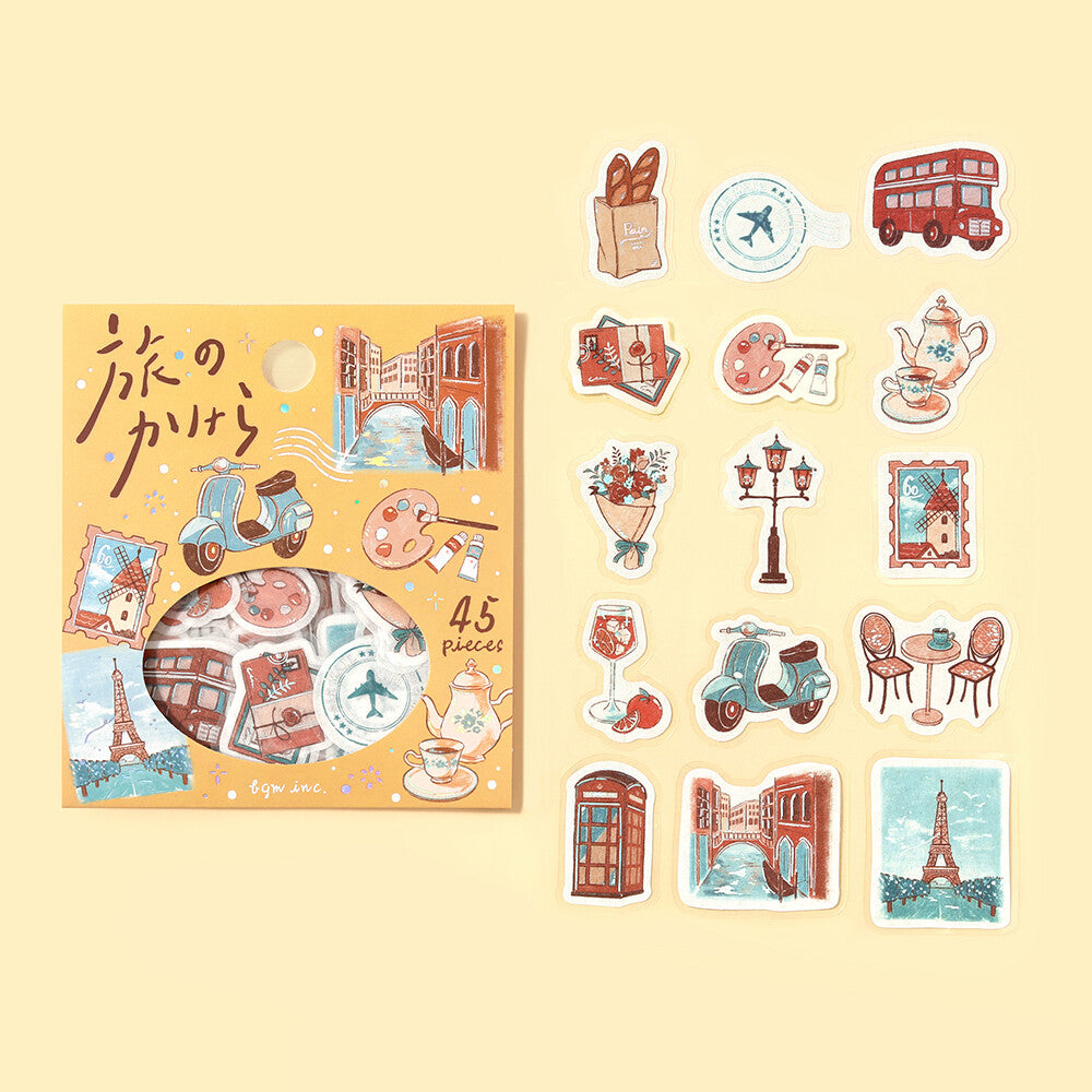 BGM - Flake Stickers - Fragments of a Journey - Around the World