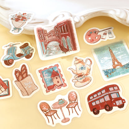 BGM - Flake Stickers - Fragments of a Journey - Around the World