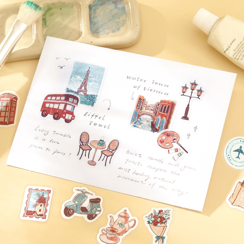 BGM - Flake Stickers - Fragments of a Journey - Around the World