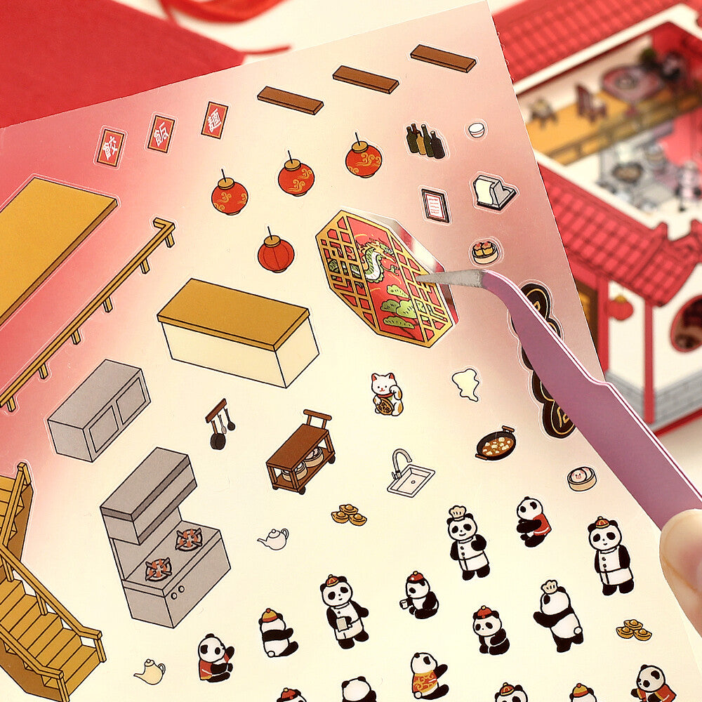 BGM - Stickers - Diorama 2.5D Stickers Vol. 3 - Chinese Cuisine