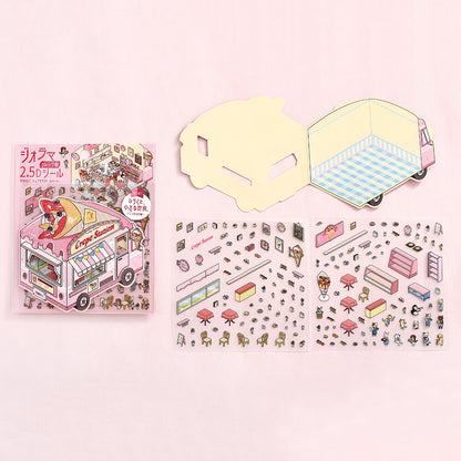BGM - Stickers - Diorama 2.5D Stickers Vol. 3 - Crepe Shop
