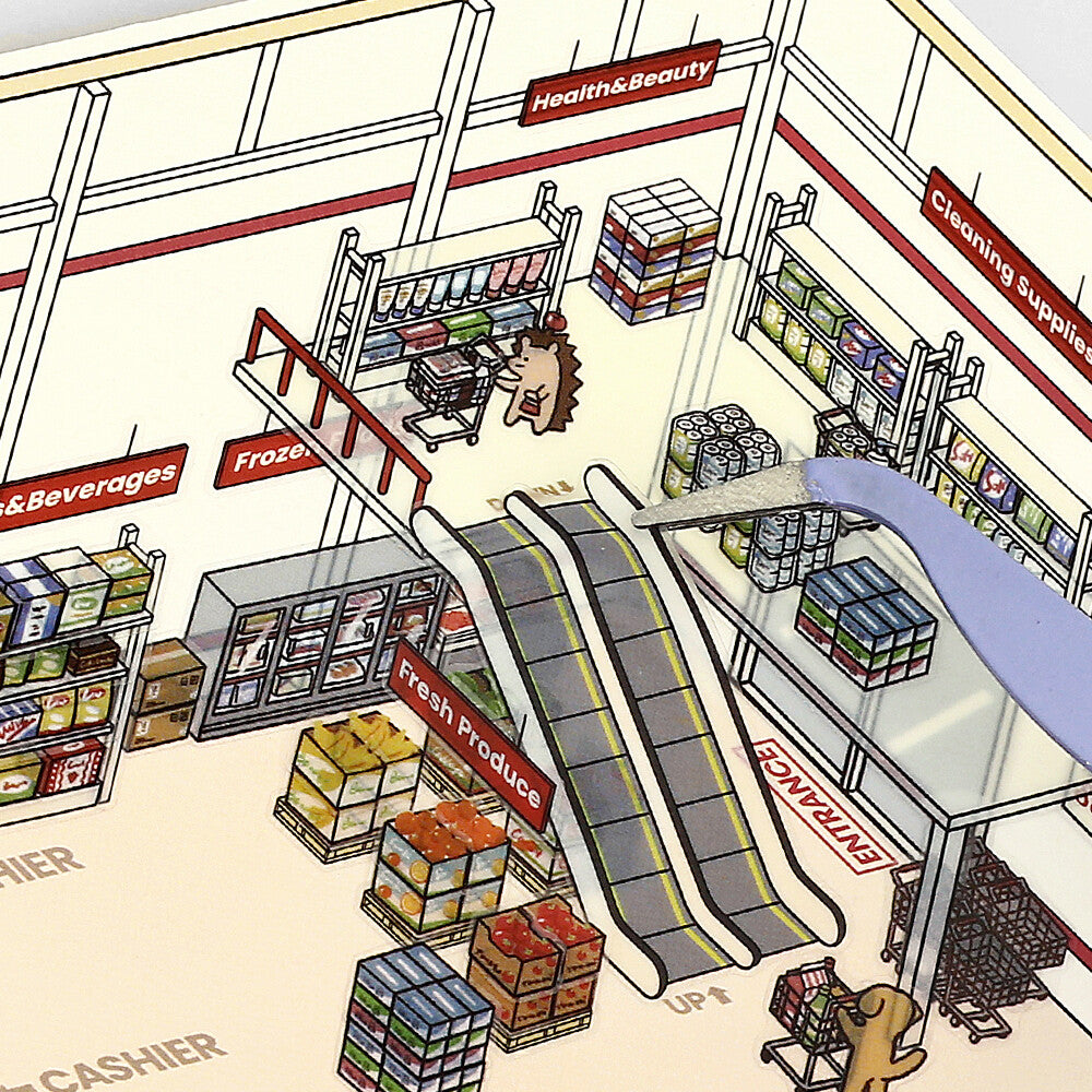 BGM - Stickers - Diorama 2.5D Stickers Vol. 3 - Supermarket