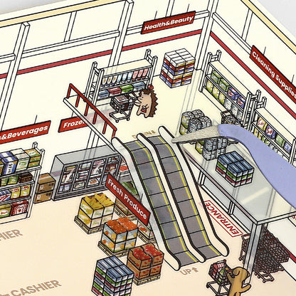 BGM - Stickers - Diorama 2.5D Stickers Vol. 3 - Supermarket
