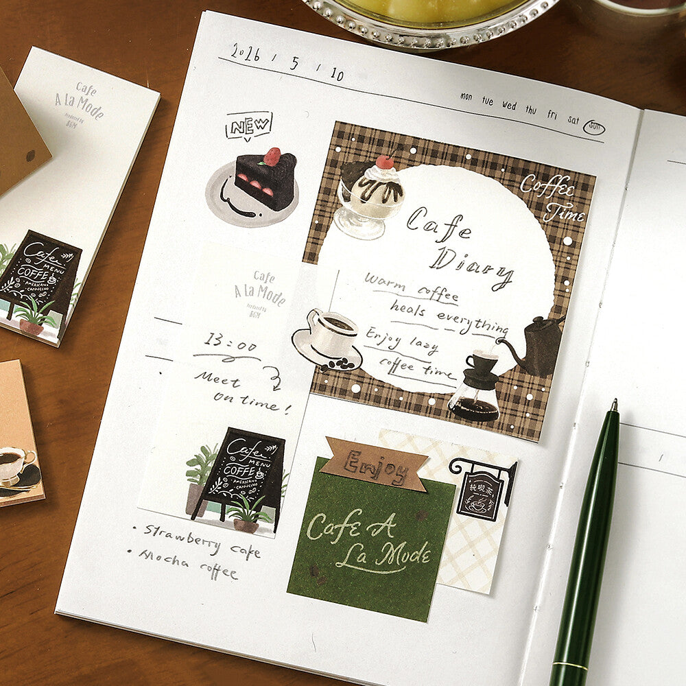 BGM - Memono Memo Pad Set - Cafe A La Mode Vol.2