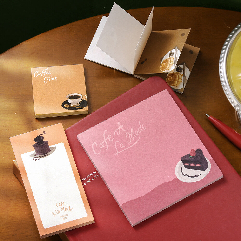 BGM - Memono Memo Pad Set - Cafe A La Mode Vol.2