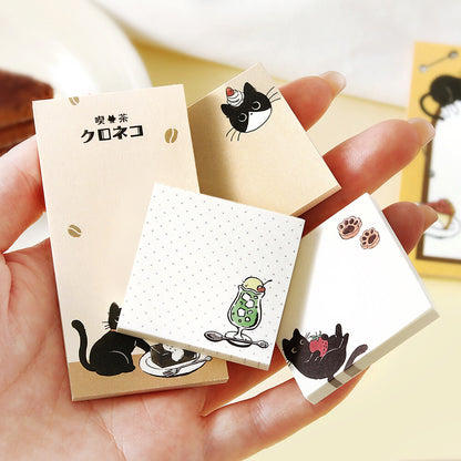 BGM - Memono Memo Pad Set - Kuroneko Cafe (Black Cat Cafe)