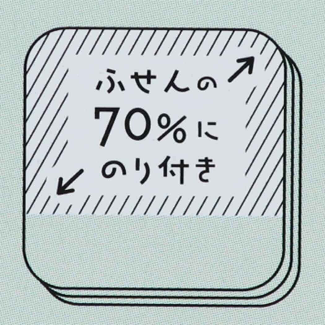 Memo-Style Sticky Notes M - Tocorocomugi - Loving Tulip Kitty