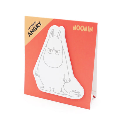 World Craft x Moomin - Moomin Face Sticky Notes - Angry