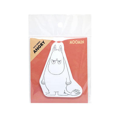 World Craft x Moomin - Moomin Face Sticky Notes - Angry