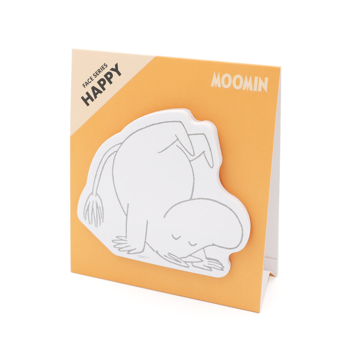 World Craft x Moomin - Moomin Face Sticky Notes - Happy