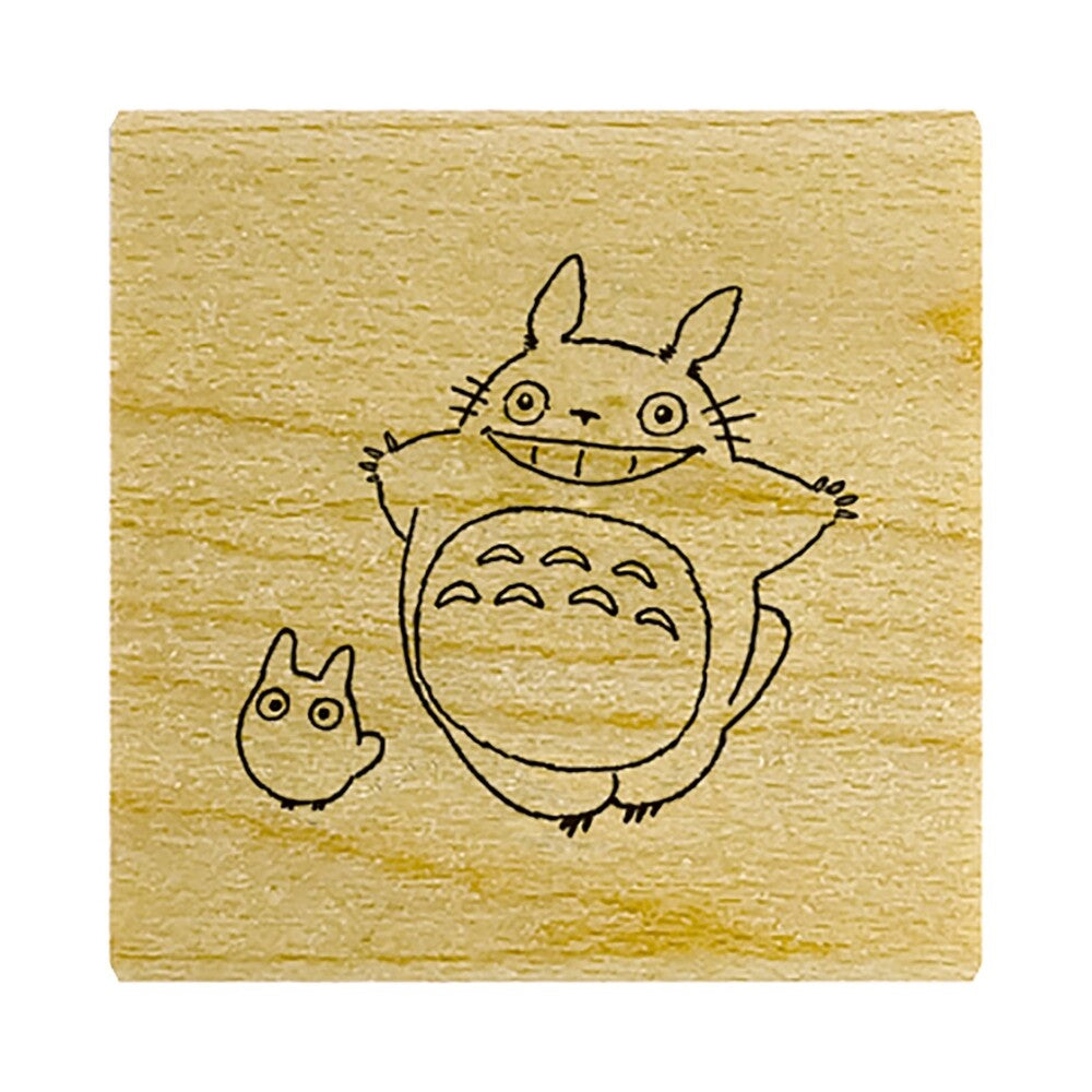 Beverly x Studio Ghibli - Drawstring Bag and Rubber Stamp - My Neighbor Totoro - Totoro and Mini Totoro (Arabesque Pattern)