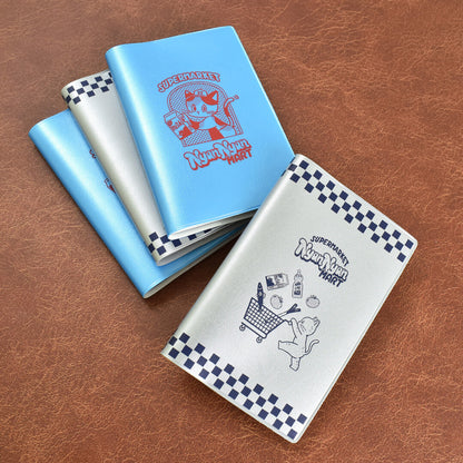 OB1TOY x Papier Platz - Supermarket Series NyanNyan Mart - Pocket Logbook - Open!