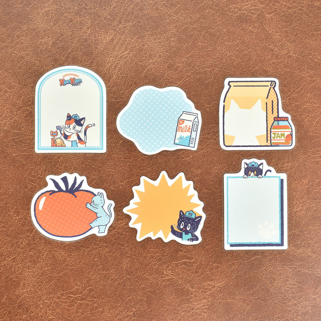 OB1TOY x Papier Platz - Supermarket Series NyanNyan Mart - Flake Sticky Notes - Wednesday