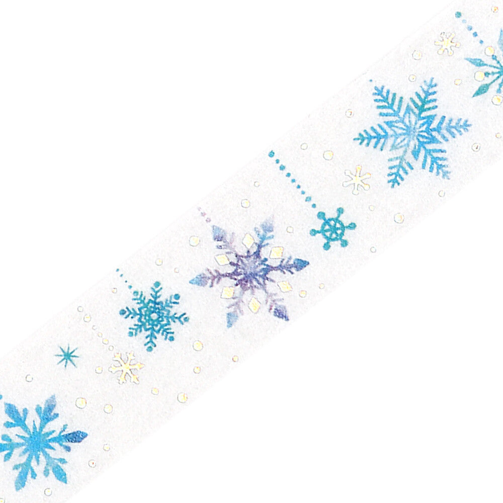 BGM - Winter Limited 15mm Washi Tape - Colorful Snowflakes
