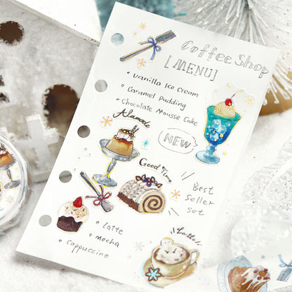 BGM - Winter Limited 20mm Washi Tape - Cafe à la Mode