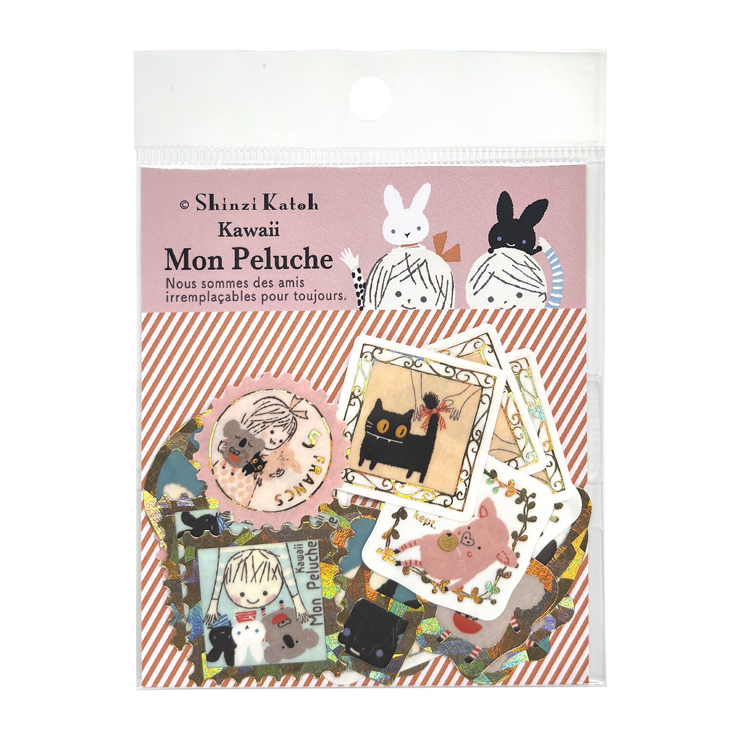SEAL-DO Shinzi Katoh - Foil-Stamped Flake Stickers - Kawaii Mon Peluche