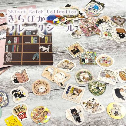 SEAL-DO Shinzi Katoh - Foil-Stamped Flake Stickers - Kawaii Mon Peluche