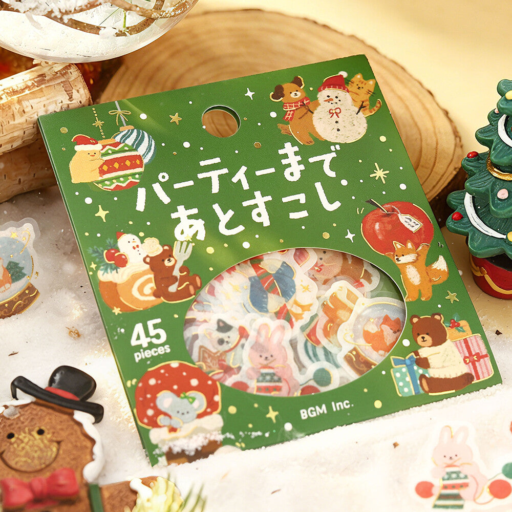 BGM - Christmas Limited Flake Stickers - The party is just around the corner!