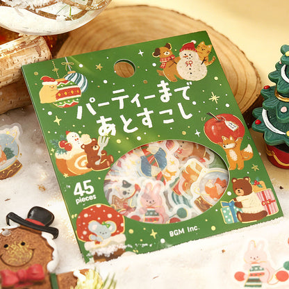 BGM - Christmas Limited Flake Stickers - The party is just around the corner!