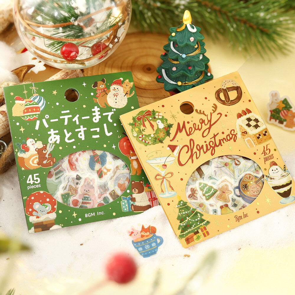 BGM - Christmas Limited Flake Stickers - Christmas Collection