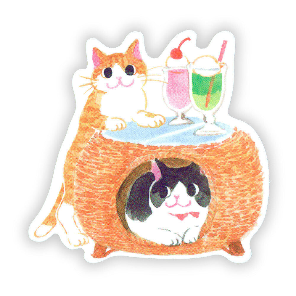 NB Co. Ltd. - Die-Cut Sticker - Nekorobi Cats - My House
