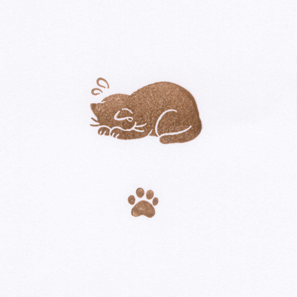 NB Co. Ltd. - Wooden Stamp - Nekorobi Pekori Black Cat