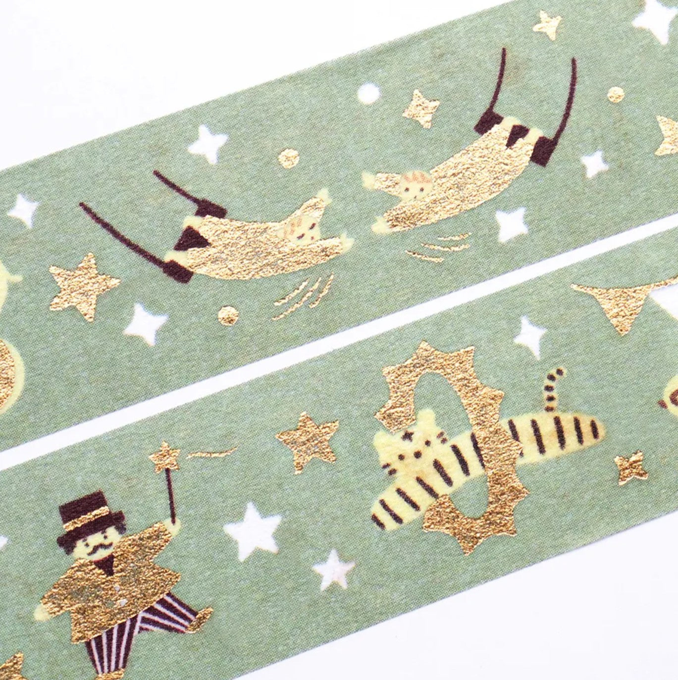 Cozyca - Foil-Stamped Washi Tape - Mariko Fukuoka - Circus