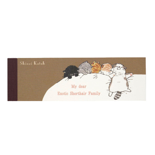 Shinzi Katoh - Notepad - My Exotic Shorthair Cat Family - Sleeping