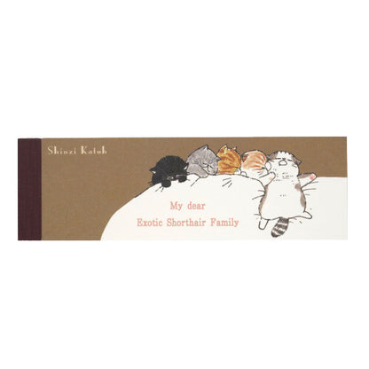 Shinzi Katoh - Notepad - My Exotic Shorthair Cat Family - Sleeping