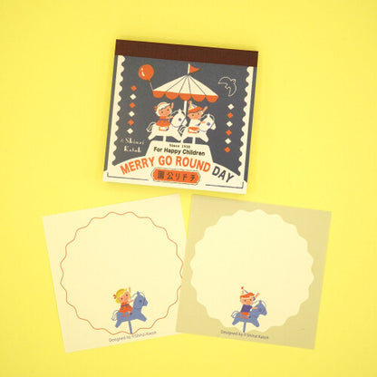 Shinzi Katoh - Block Memo Pad - Retro Days - Chidori Park