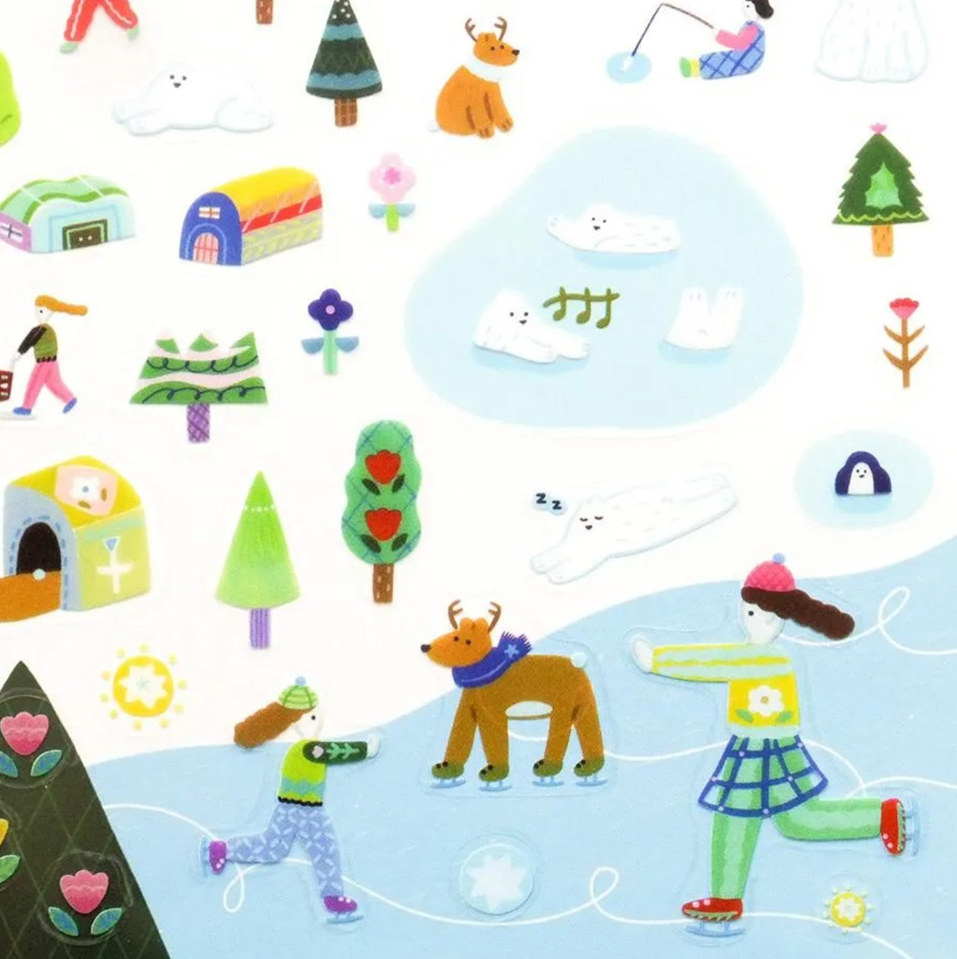 Cozyca - Sticker Sheet - Narumi Suzuki - A Cold Place in a Distant Country