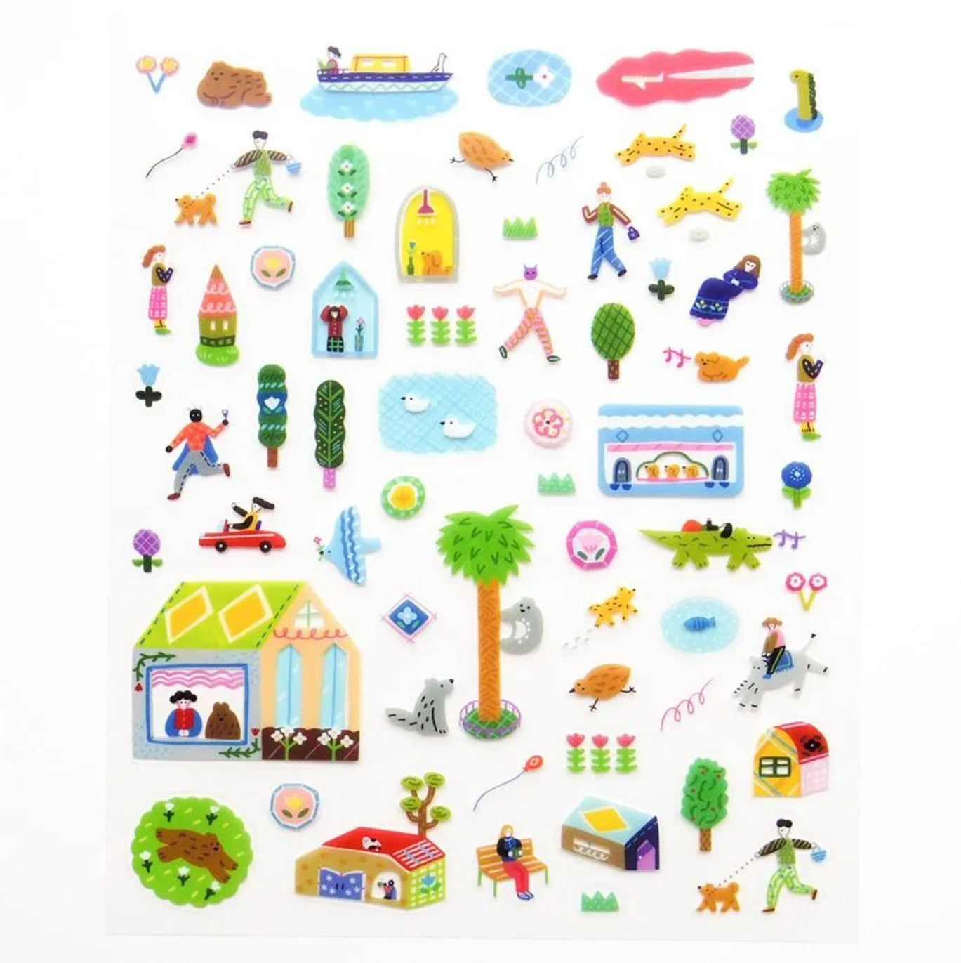 Cozyca - Sticker Sheet - Narumi Suzuki - A Day in the City