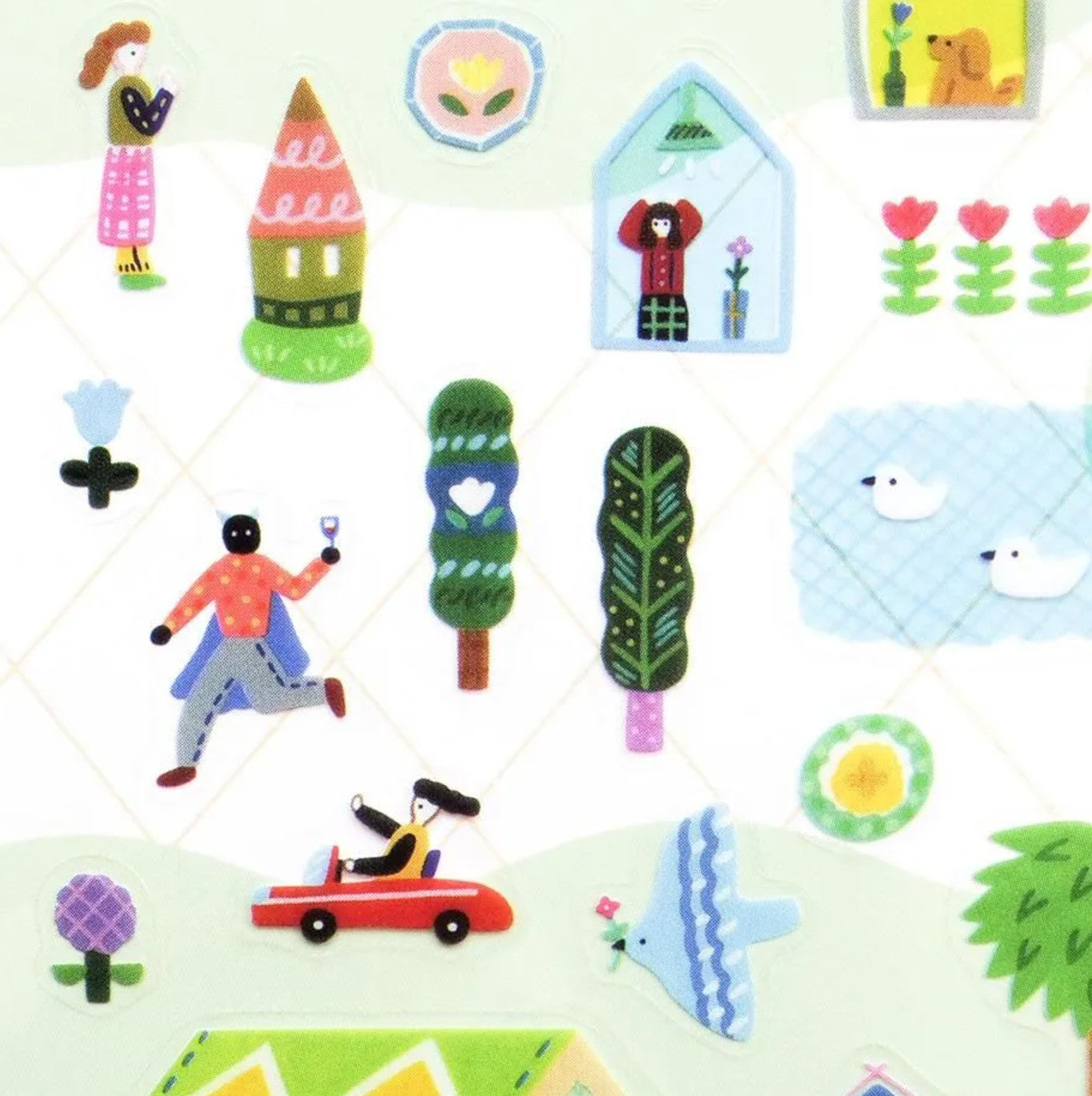 Cozyca - Sticker Sheet - Narumi Suzuki - A Day in the City