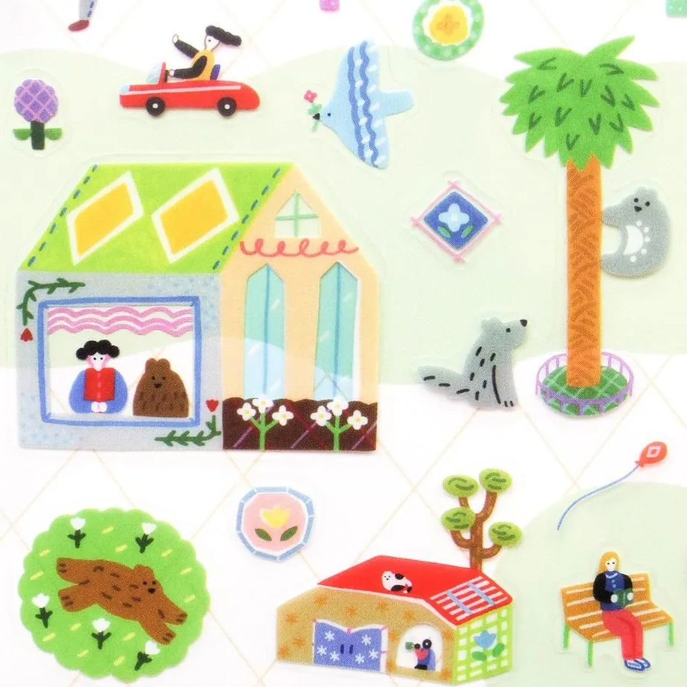 Cozyca - Sticker Sheet - Narumi Suzuki - A Day in the City