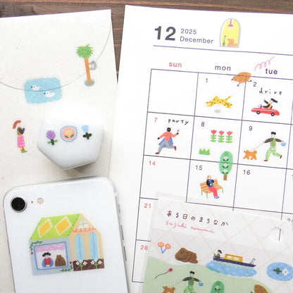 Cozyca - Sticker Sheet - Narumi Suzuki - A Day in the City
