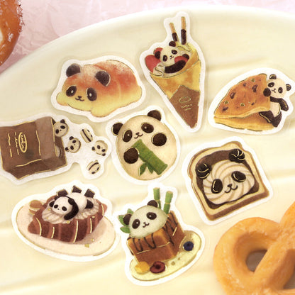BGM - Flake Stickers - Fuwafuwa Fluffy Animals Vol. 2 - Panda Bread