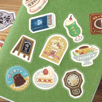BGM - Flake Stickers - Retro Stroll - Traditional Coffee Shop