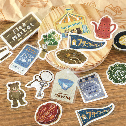 BGM - Flake Stickers - Retro Stroll - Flea Market